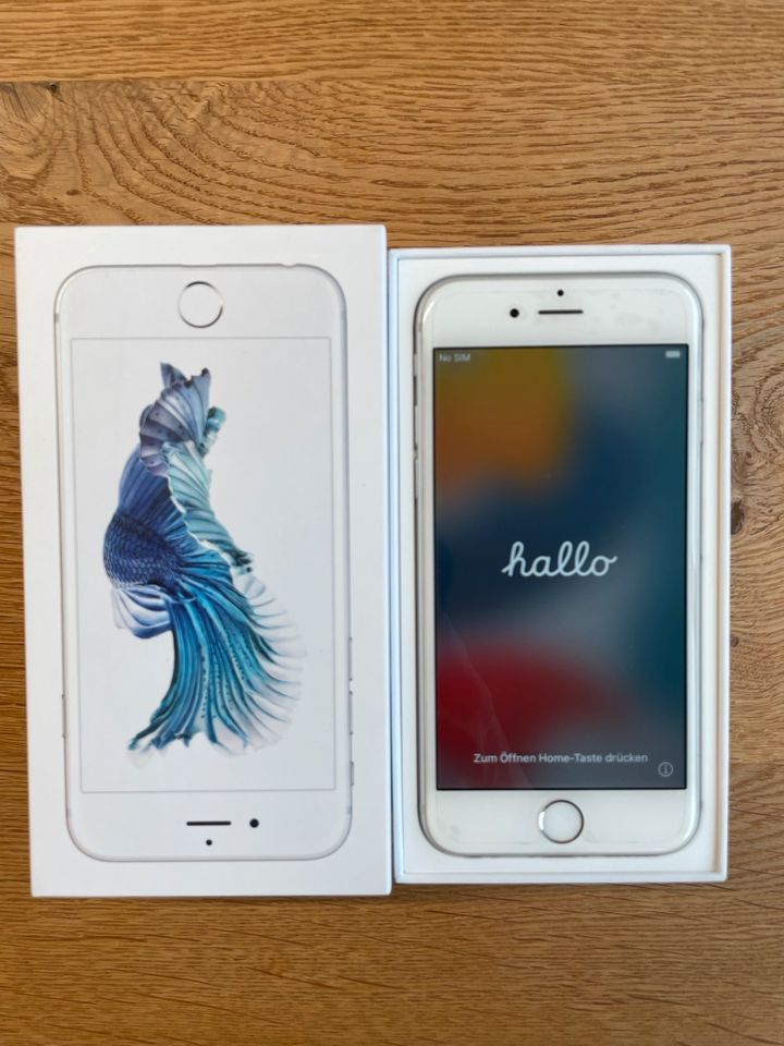 Apple IPhone 6s Silber 64GB mit allen Originalteilen in Mundelsheim