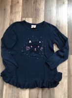 Mädchen Pullover blau Gr 128 Topolino mit Katze Baumwolle Thüringen - Weimar Vorschau