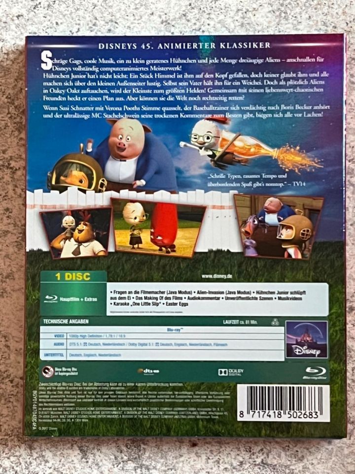 Disney Classics Nr. 45, Himmel u. Huhn,Bluray, neuwertig, Schuber in Jüchen