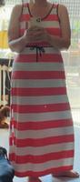 Esmara Maxikleid weiss rot gestreift Gr. 42/44 Kleid Niedersachsen - Uelzen Vorschau