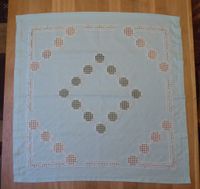 Hardanger Decke - Handarbeit - Lindgrün - 79x79 cm - NEU Flensburg - Mürwik Vorschau