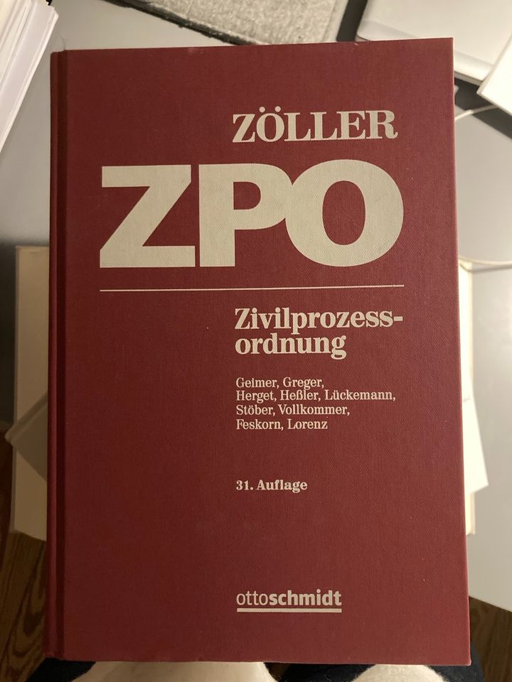 Zöller ZPO 31. Auflage in Hamburg