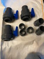 3 Stück PVC Kugelhahn 2” 63mm Saarland - Wadern Vorschau