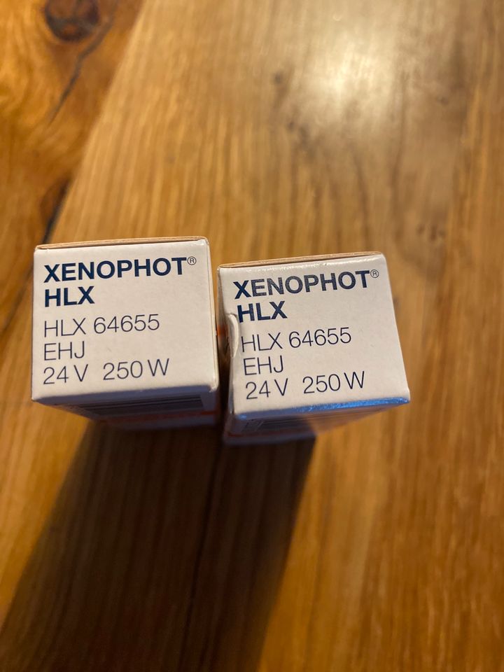 Osram Xenophot HLX 64655 EHJ 24V 250W, neu in OVP, 2 Stück in Grettstadt