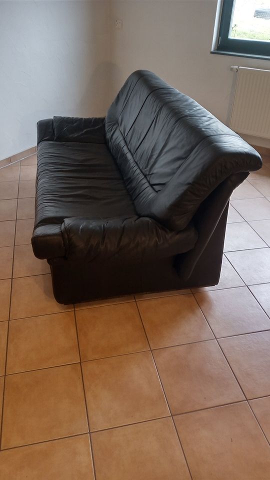 Echt Leder/ Sofa/ Sitzgruppe in Marienberg