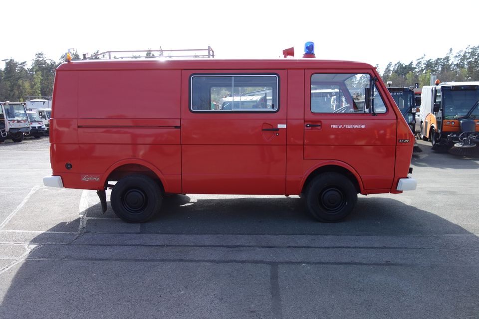 VW LT31 Feuerwehr TSF Ludwig-Ausbau Oldtimer Bj. 1986 6-Zylinder in Wendelstein