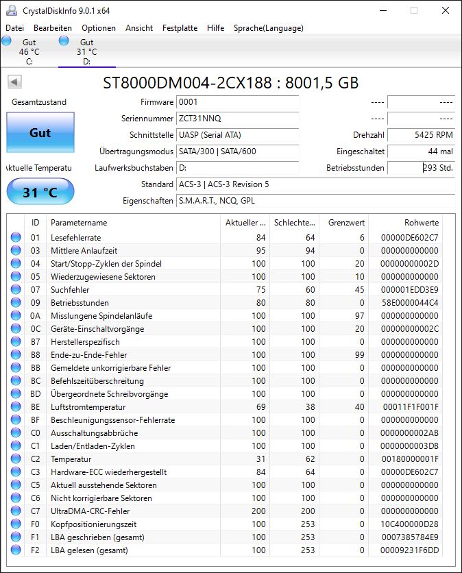 8TB Seagate Backup Plus Hub externe HDD Festplatte in Mönchengladbach