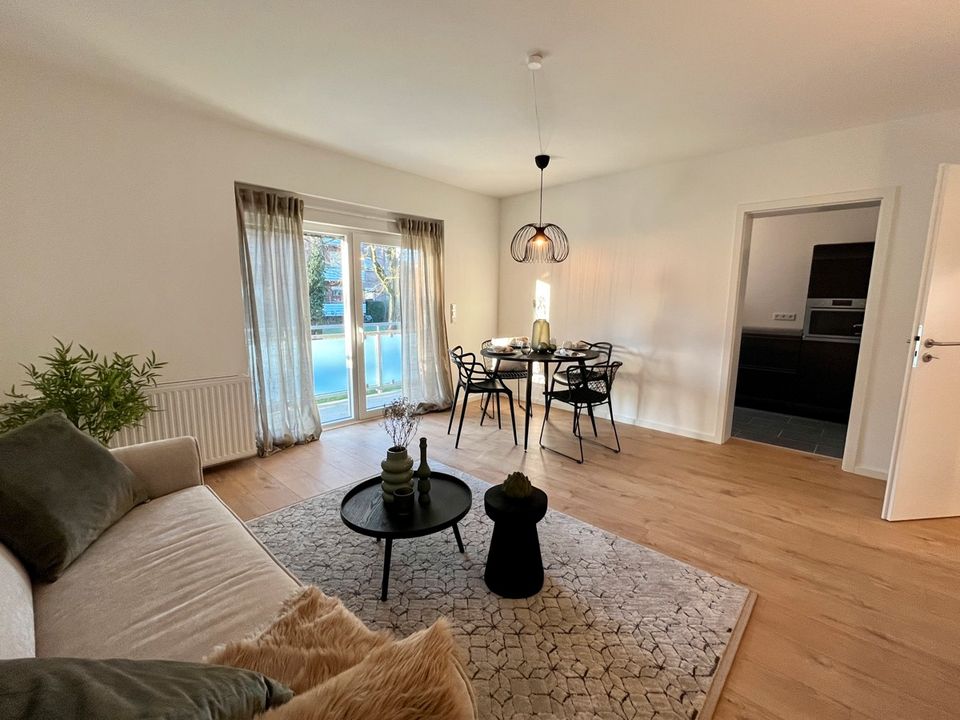 Wohnkomfort neu definiert: Sanierte 2-Zimmer-Hochparterre-Wohnung mit Balkon in Willich-Schiefbahn! in Willich