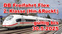 DB Deutsche Bahn Freifahrt Flex 2. Klasse Hin- und Rückfahrt Leipzig - Leipzig, Zentrum Vorschau