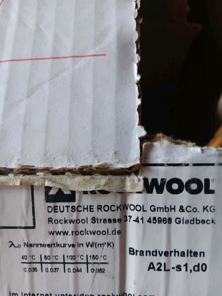 Rockwool 800 Aluminiumkaschierte Heizungsrohrschale 18/20 in Wischroda