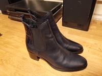 Damen Leder Stiefeletten 5th Avenue Gr. 40 blau Bayern - Coburg Vorschau