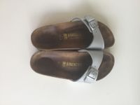 Birkenstock Madrid silber Gr. 39 Top Zustand, 3x getragen Hessen - Neu-Isenburg Vorschau