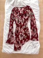 asymmetrisches Boho Kleid Seitenschlitz Strand Tunika floral Mesh Berlin - Mitte Vorschau
