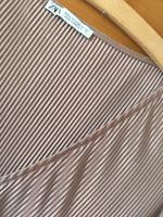 Zara Bluse Shirt Plissee Schleife beige Blogger L Dithmarschen - Heide Vorschau