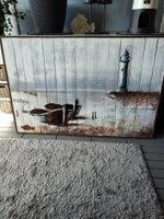 verkaufe wegen Umzug ein schönes Materialbild auf Holz gemalen Niedersachsen - Osterholz-Scharmbeck Vorschau