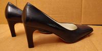 elegante high heel Pumps 39,5 blau komplett Leder von Mafer Bayern - Kulmbach Vorschau