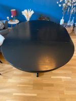 Tisch schwarz Holz rund oval wie Ingatorp ausziehbar Wuppertal - Oberbarmen Vorschau