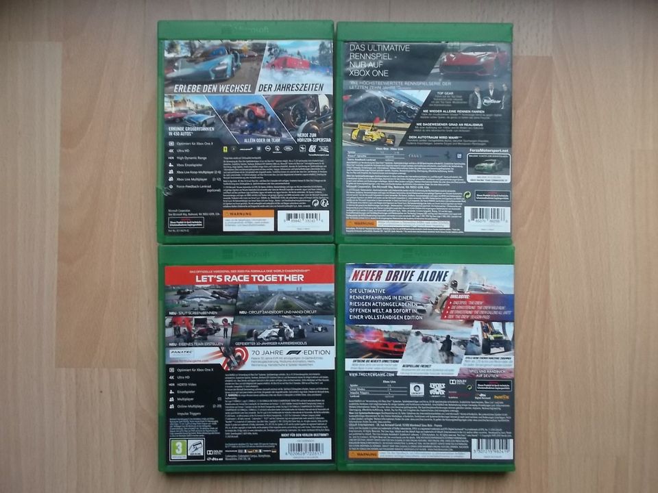 XBOX ONE Forza Horizon 4 + Forza 5 + The Crew Ultimate Edition in Swisttal