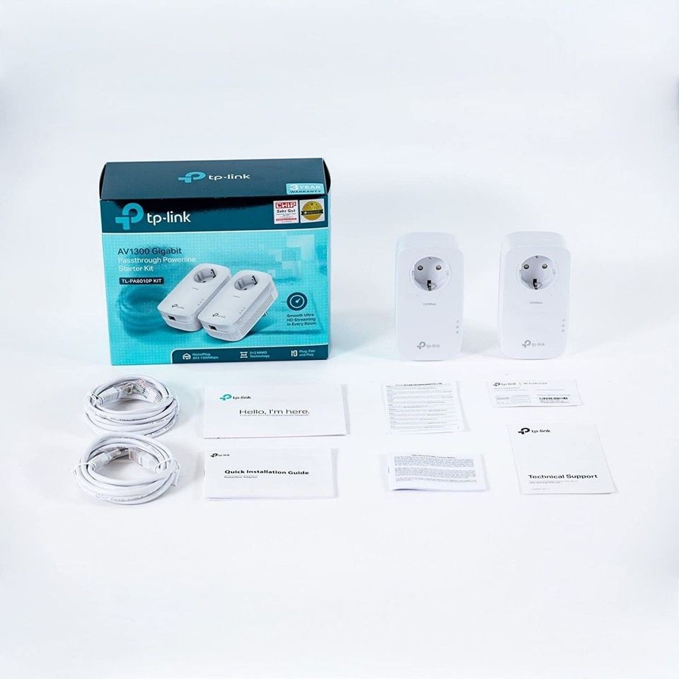 TP-LINK TL-PA8010P AV1300 Kit LAN Powerline Adapter Network Gigab in Essen