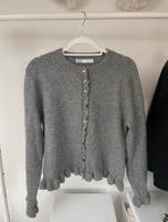 Cardigan Strickjacke Zara Volant grau L München - Berg-am-Laim Vorschau