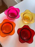 4x Partylite Teelichthalter Blüten Glas Sommerdekoration Sachsen - Pegau Vorschau