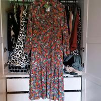 schönes H&M Maxikleid S Blumen Floral Wandsbek - Hamburg Rahlstedt Vorschau