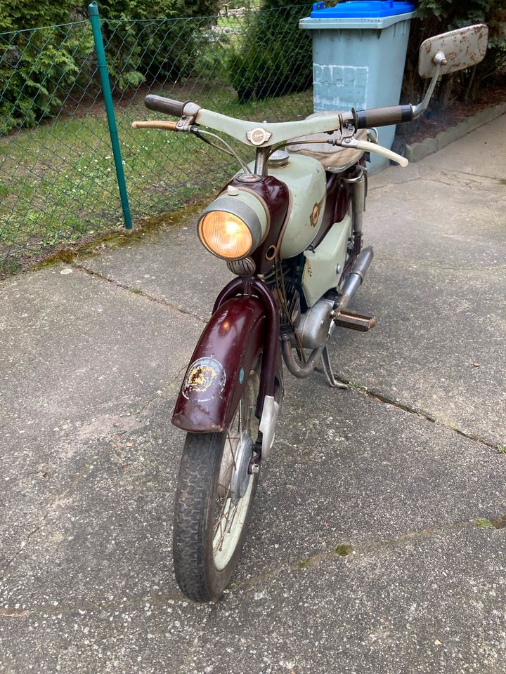 Simson Spatz SR4-1 Pedal-Spatz Moped DDR Papiere in Leipzig