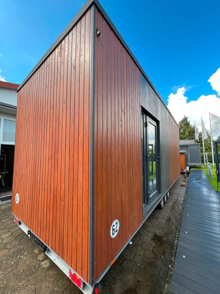 WANDERLUST Tiny House PANORAMA 7,20m mit ausklappbarer Terrasse in Tornesch