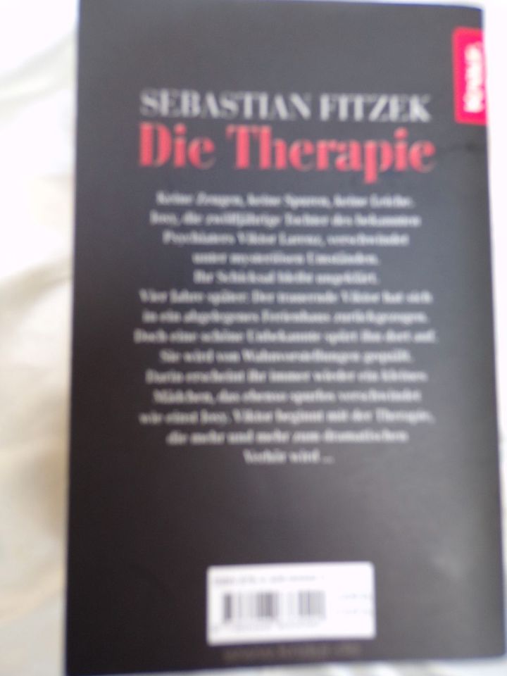 Sebastian Fitzek - Die Therapie Triller TB in Emmerich am Rhein