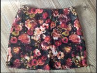 Vintage Minirock Rosen Blumen Muster Print floral bunt kurz 60er Leipzig - Knautkleeberg-Knauthain Vorschau