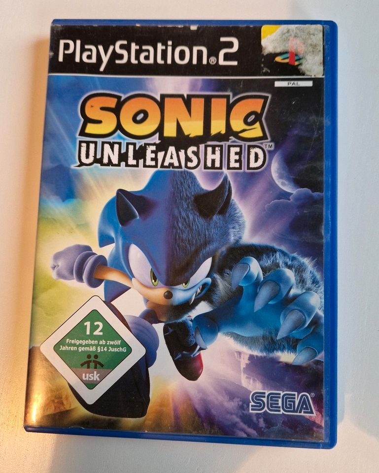 Ps2 - Sonic unleashed - mit Anleitung in Potsdam