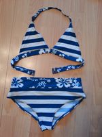 TCM Bikini blau gestreift, kaum getragen, Gr 146 / 152 Kreis Pinneberg - Halstenbek Vorschau