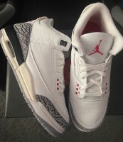 Nike Air Jordan 3 Cement Grey summit white Fire Red 38,5 West - Nied Vorschau