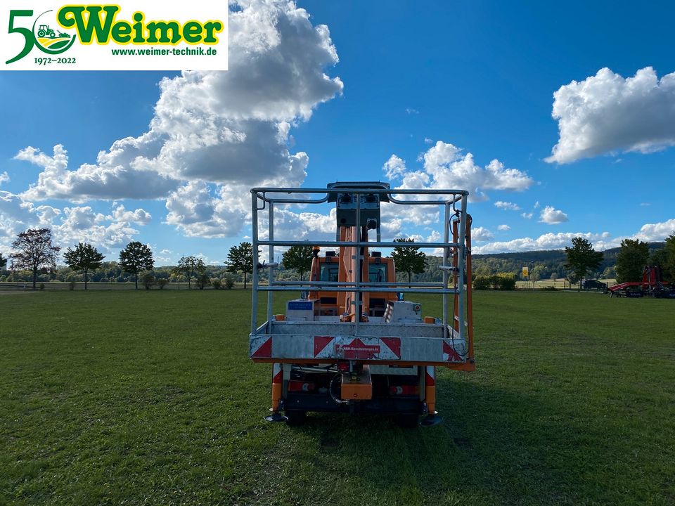 Multicar M30 + Blumenbecker Hubsteiger Teleskoparbeitsbühne HM21T in Lollar