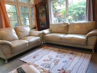 Ledersofa 3er, 2er und 1er Sitzer Wandsbek - Hamburg Rahlstedt Vorschau