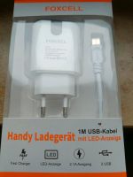 Handy Ladegerät mit LED Anzeige USB Stecker Nordrhein-Westfalen - Essen-Haarzopf Vorschau