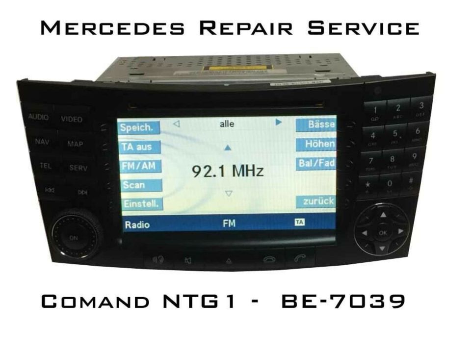 Reparaturservice Mercedes Comand NTG1 BE7039 u. BE6061 in Metten