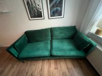 Sofa Couch Zweisitzer grün samt 207 cm Hamburg Barmbek - Hamburg Barmbek-Süd  Vorschau