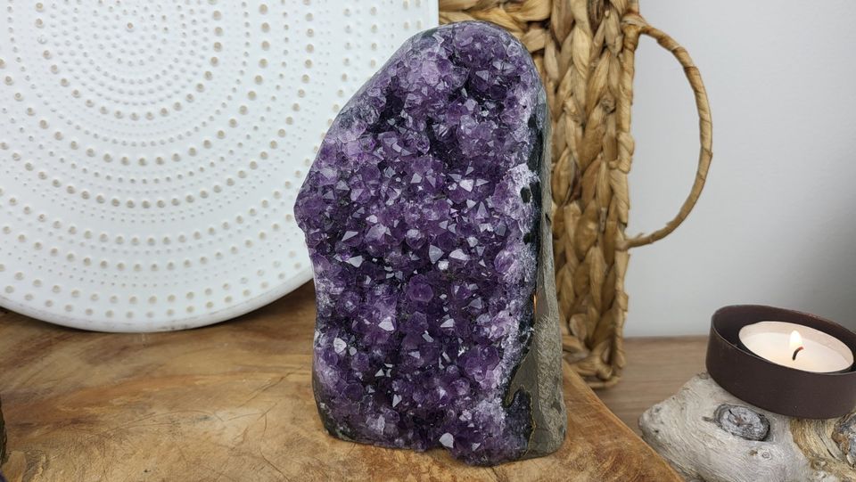 Amethystdruse Amethyst Druse Cluster Stufe Achat Quarz Heilsteine in Minden