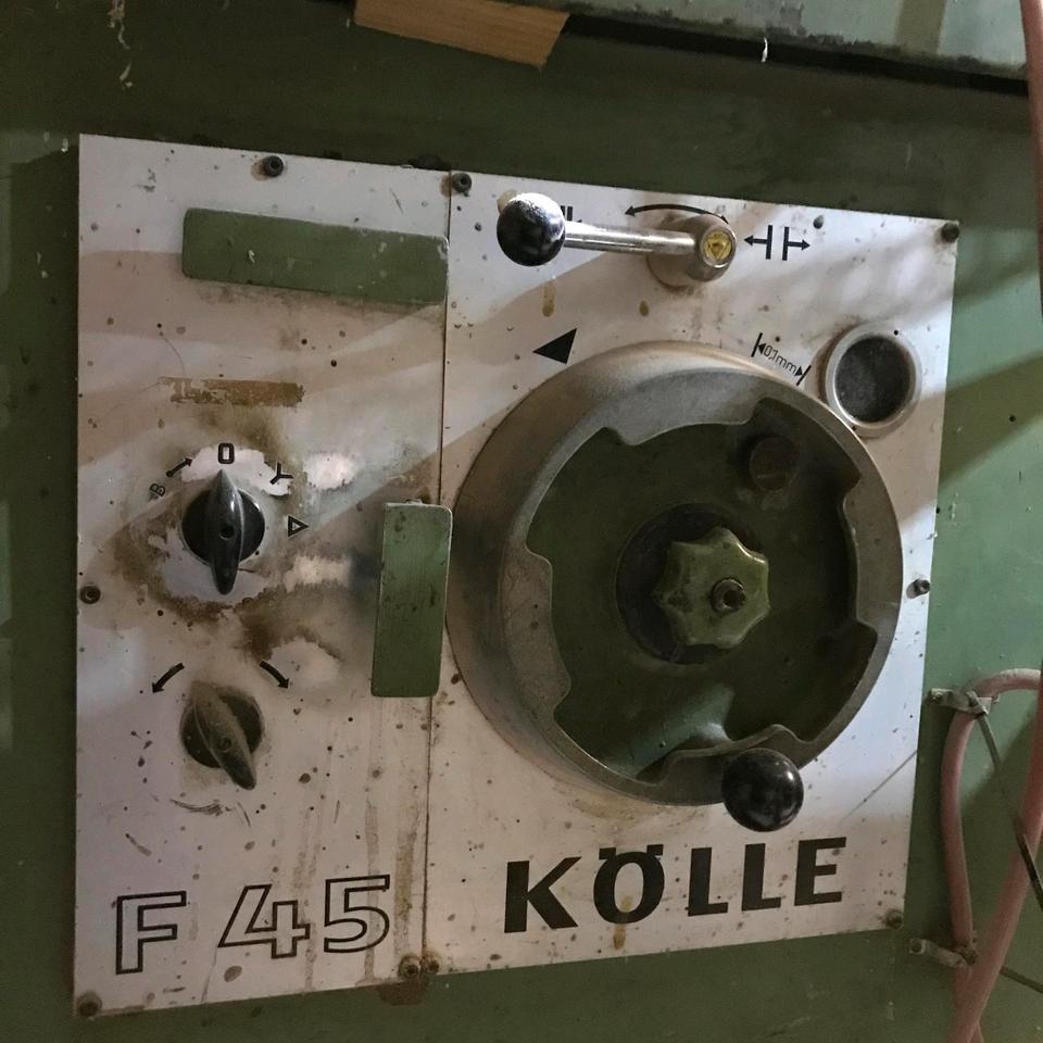 Schwenkfräse Kölle mit Vorschub HolzHer Fräse Schwenkspindel in Halblech