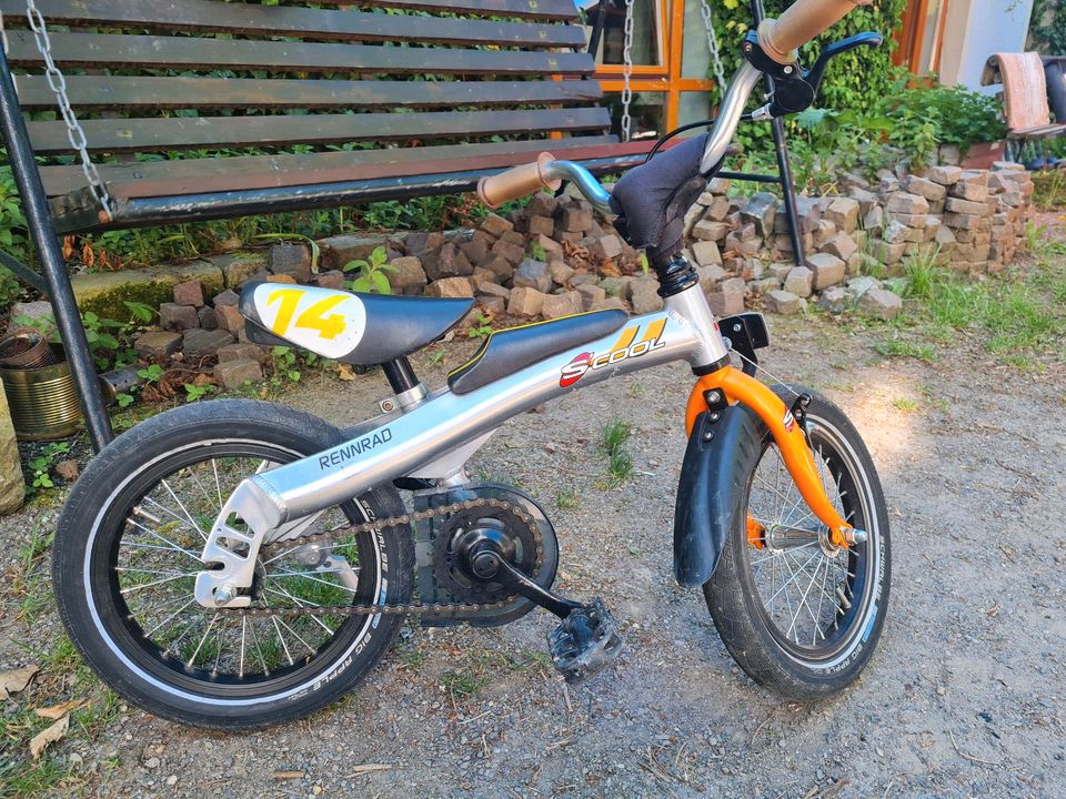 ❤️❤️ S'coll Fahrrad Kinderfahrrad rennrad laufrad 14 zoll in Pesterwitz