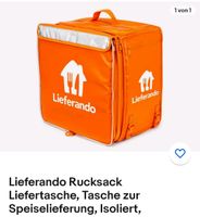 Lieferando Rucksack / Liefertasche zum warm & kalt halten (Neu) Niedersachsen - Hildesheim Vorschau