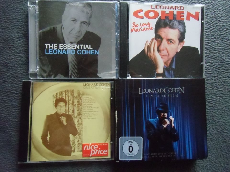 Leonard Cohen 7 CDs + 1 DVD in Rostock