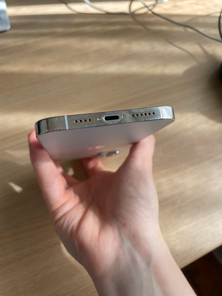 iPhone 12 Pro Max 128 GB Silber mit 5 Hüllen (Burga, Casetify) in Bamberg