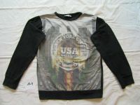 Gr 164 Sweat New York USA schwarz Druck Puli Oberteil Hoodie uni Baden-Württemberg - Metzingen Vorschau