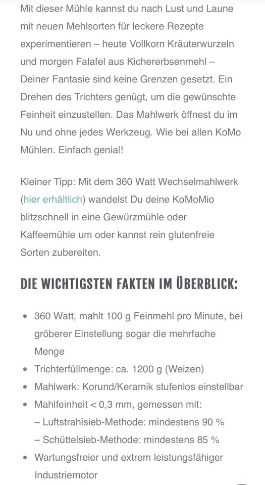 Kornmühle „ KoMoMio“ https://komo.bio/komomio/ in Hundisburg