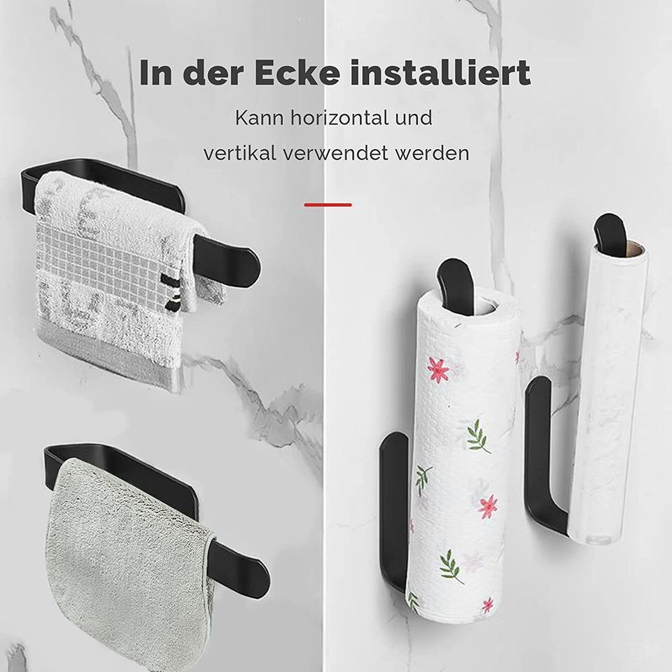 Handtuchhalter Handtuchstange Ohne Bohren Küchenrollen Halter in München