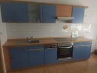 Küche Einbbauküche komplett, gebraucht mit E-Geräten blau Sachsen - Crostwitz Vorschau