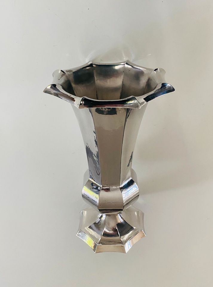 Art Deco große Wilkens 830 Silber Vase Pokal 1,5 kg von 1937 in Bielefeld