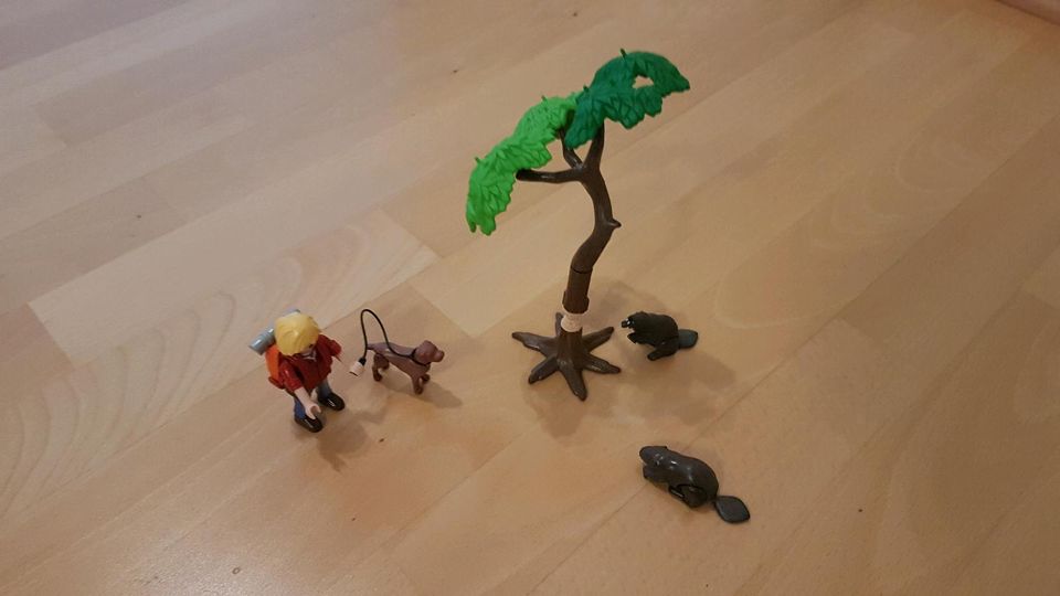 Playmobil Biber mit Baum und Forscherin in Ratingen